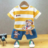 ست تیشرت و شلوارک بچگانه خرس داکفی