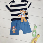 ست تیشرت و شلوارک بچگانه خرس داکفی