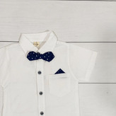 ست پیراهن و پاپیون بچگانه