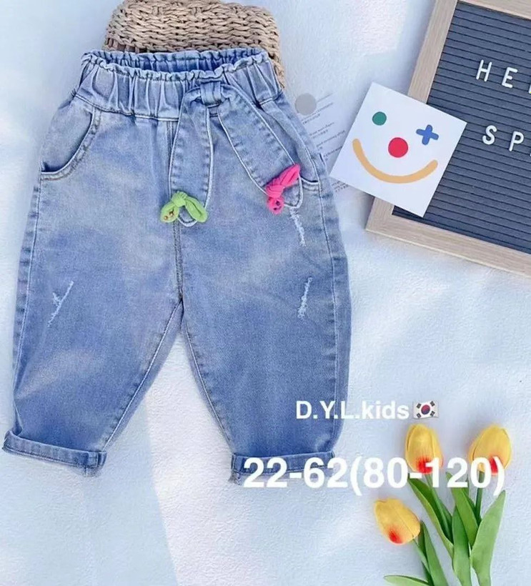 شلوار جین مام استایل بچگانه