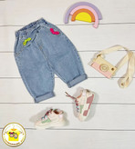 شلوار جین مام استایل بچگانه