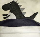 سه تکه مخمل دایناسوری بچگانه