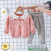 بلوز و شلوار گلدار دخترانه