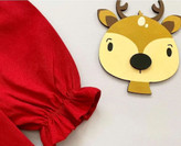 سارافون قرمز دخترانه