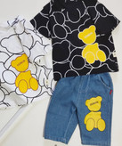 تیشرت تدی و شلوارک جین بچگانه