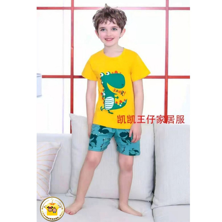 تیشرت و شلوارک دایناسوری بچگانه