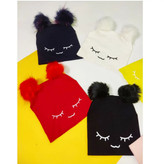 کلاه پوم دار بچگانه