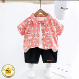 ست پیراهن و شلوارک هاوایی بچگانه