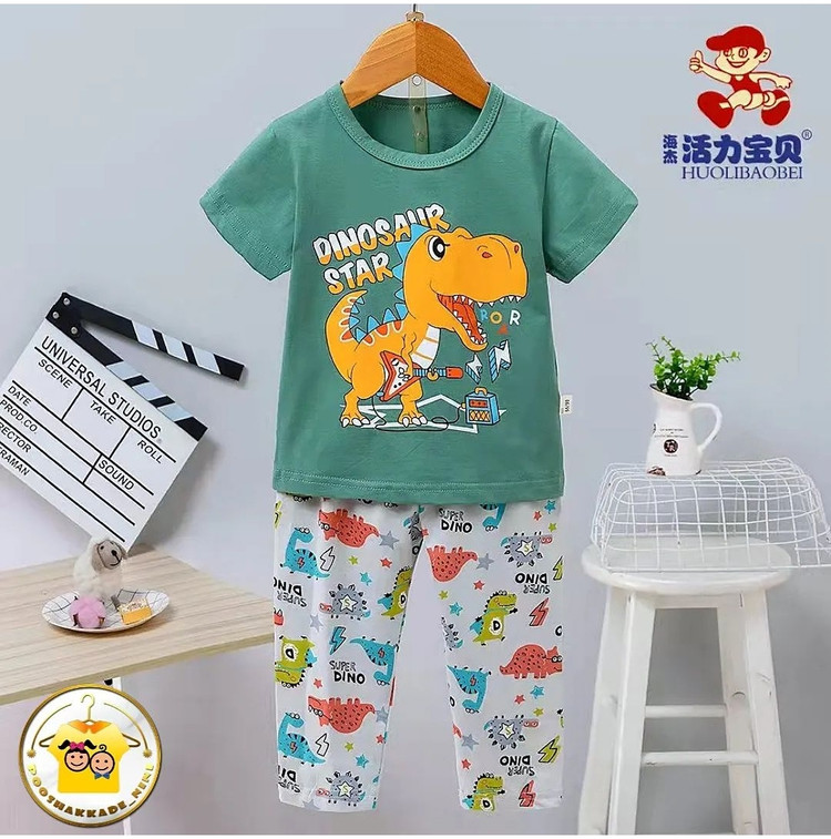 تیشرت شلوار دایناسوری بچگانه