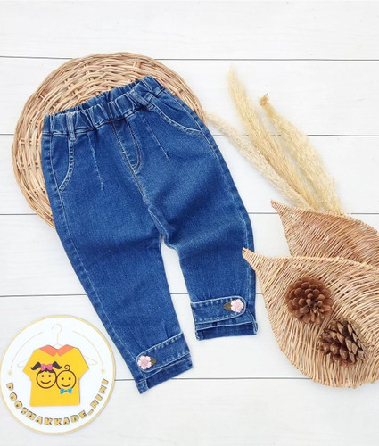 شلوار جین دخترانه بچگانه