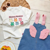 ست بلوز و بیلر بالدار فرشته بچگانه