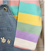 ست بلوز و بیلرسوت جین دخترانه