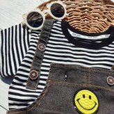 ست تیشرت و بیلرسوت استیکر بچگانه