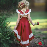 پیراهن اسپانیایی پرنسسی دخترانه