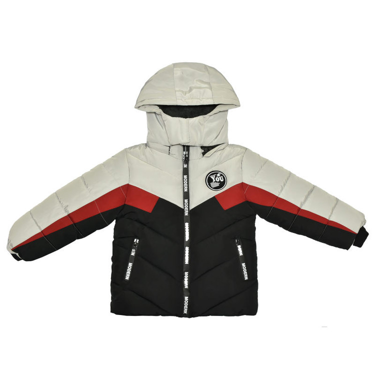 کاپشن تو خز ضدآب کلاهدار بچگانه