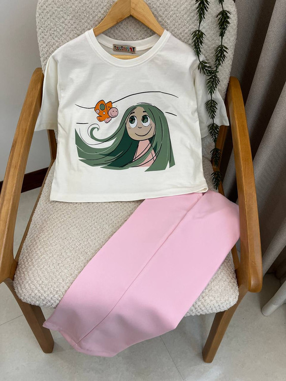 تیشرت و شلوار دخترانه