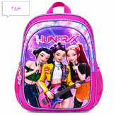 کوله پشتی مدرسه طرح شکارچیان شیطان کی پاپ kpop565