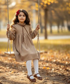 پیراهن کبریتی دخترانه 580