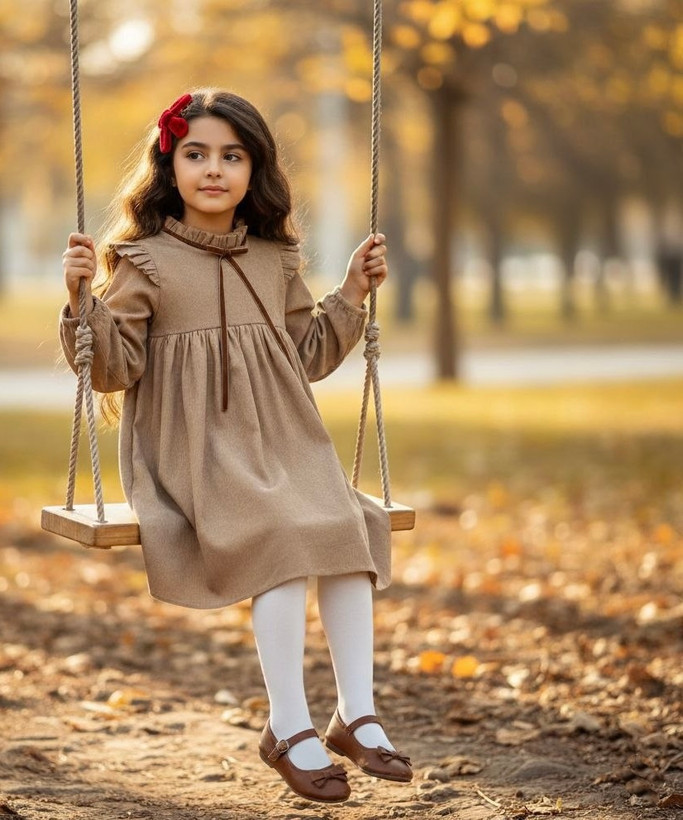 پیراهن کبریتی دخترانه 580